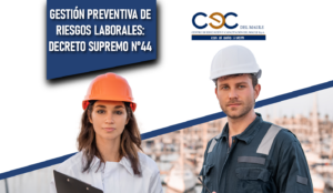 Gestión Preventiva de Riesgos Laborales: Decreto Supremo N°44